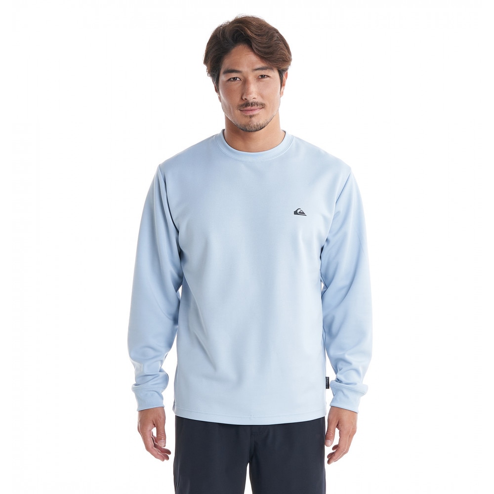 クイックシルバー（Quiksilver）（メンズ）ラッシュガード 長袖 UVカット UPF50+ 紫外線対策 THE SOUND OF THE  WAVE LS 23SUQLY232032BLU マリン、ウィンタースポーツ用品はヴィクトリア