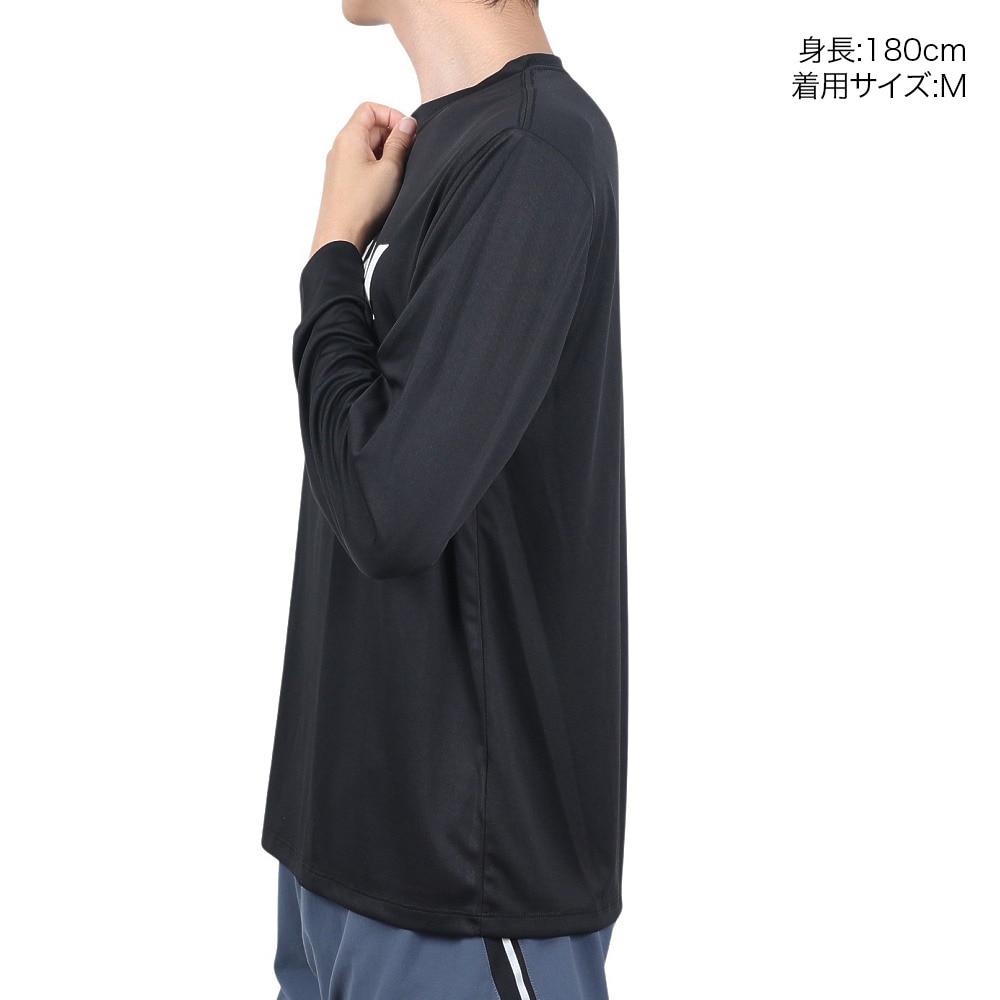 ハーレー（HURLEY）（メンズ）UPF50+ 軽量 速乾 ストレッチ ラッシュガード 長袖 RASH ONE AND ONLY MRG2310033-BLK