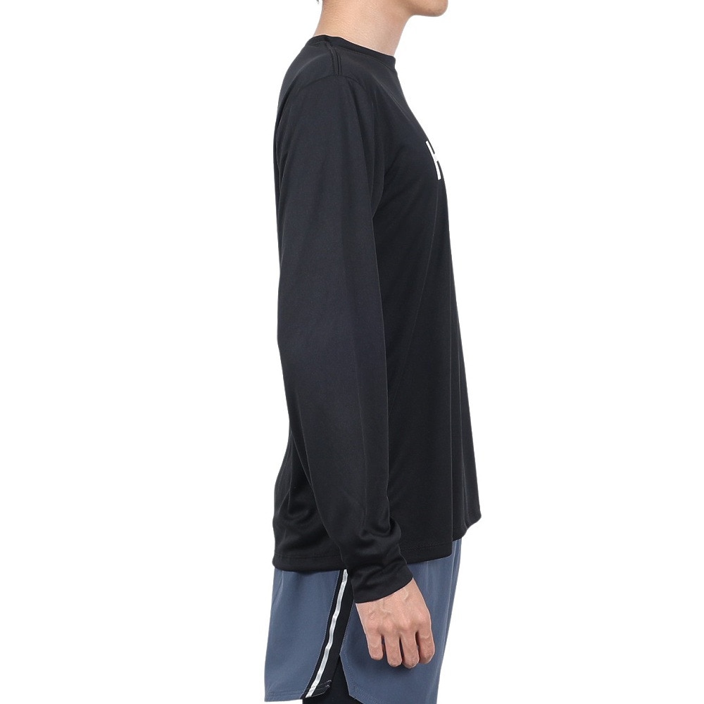ハーレー（HURLEY）（メンズ）UPF50+ 軽量 速乾 ストレッチ ラッシュガード 長袖 RASH ONE AND ONLY MRG2310033-BLK