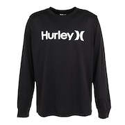 ハーレー（HURLEY）（メンズ）ラッシュガード 長袖 UVカット UPF50+ 紫外線対策 RASH ONE AND ONLY MRG2310033-BLK