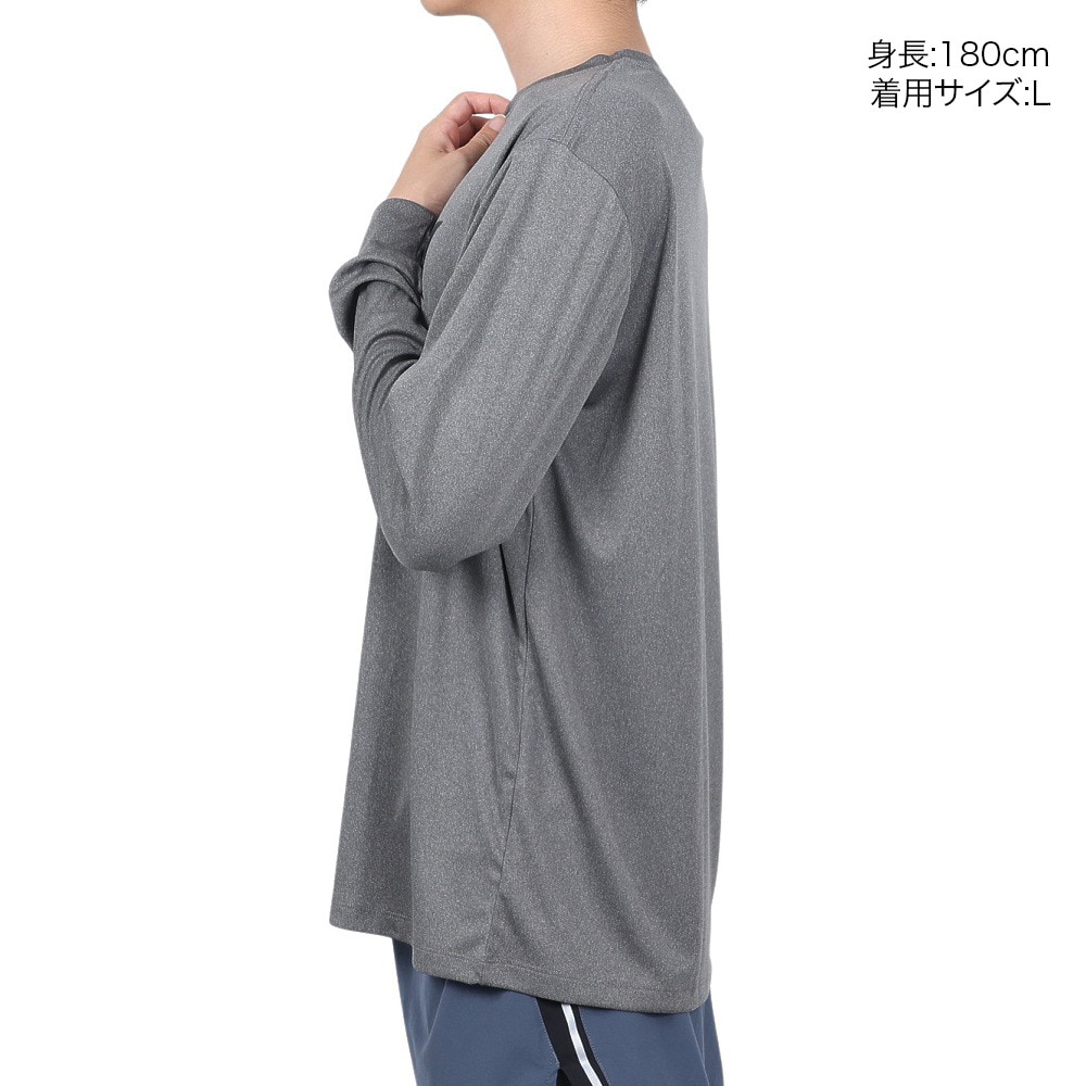 ハーレー（HURLEY）（メンズ）UPF50+ 軽量 速乾 ストレッチ ラッシュガード 長袖 RASH ONE AND ONLY MRG2310033-CGHT