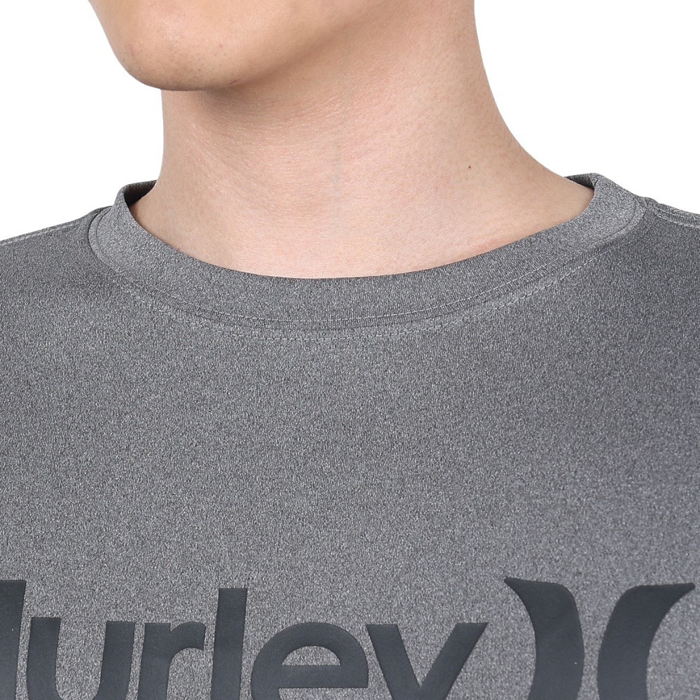 ハーレー（HURLEY）（メンズ）UPF50+ 軽量 速乾 ストレッチ ラッシュガード 長袖 RASH ONE AND ONLY MRG2310033-CGHT