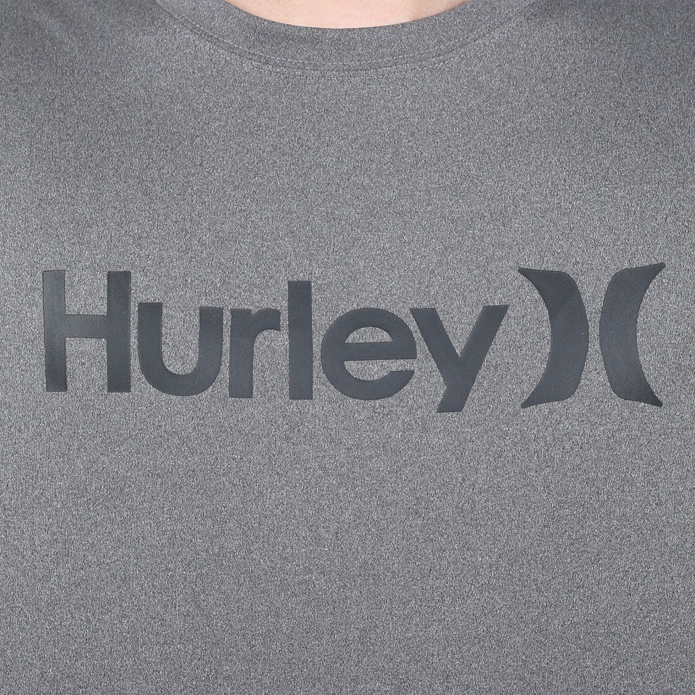 ハーレー（HURLEY）（メンズ）UPF50+ 軽量 速乾 ストレッチ ラッシュガード 長袖 RASH ONE AND ONLY MRG2310033-CGHT