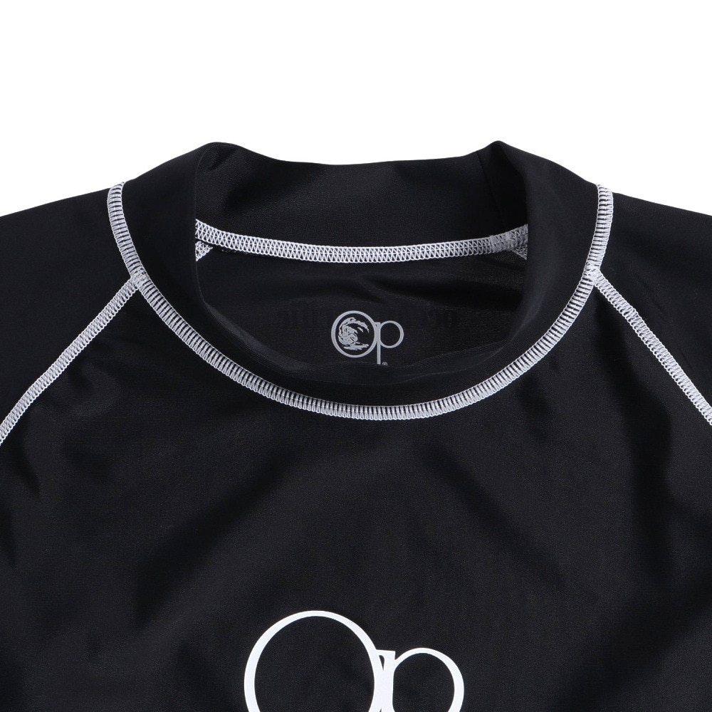 オーシャンパシフィック（Ocean Pacific）（メンズ）ラッシュガード 長袖 ロゴ UVカット 大きいサイズ 5134802BLK