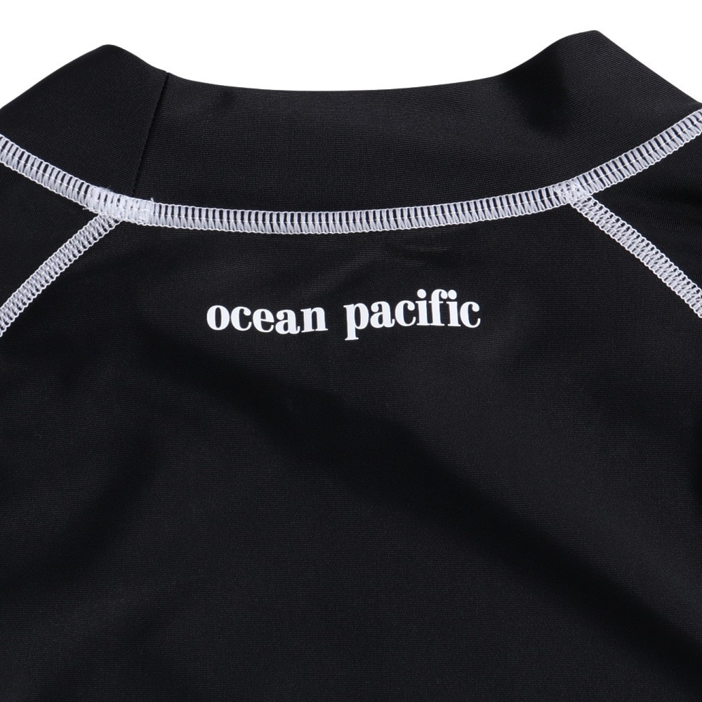 オーシャンパシフィック（Ocean Pacific）（メンズ）ラッシュガード 長袖 ロゴ 5134802BLK