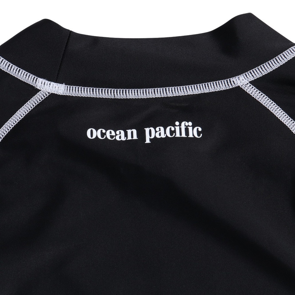 オーシャンパシフィック（Ocean Pacific）（メンズ）ラッシュガード 長袖 ロゴ UVカット 大きいサイズ 5134802BLK