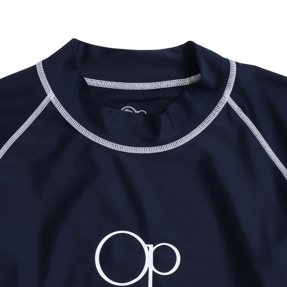 オーシャンパシフィック（Ocean Pacific）（メンズ）ラッシュガード 長袖 ロゴ UVカット 大きいサイズ 5134802NVY
