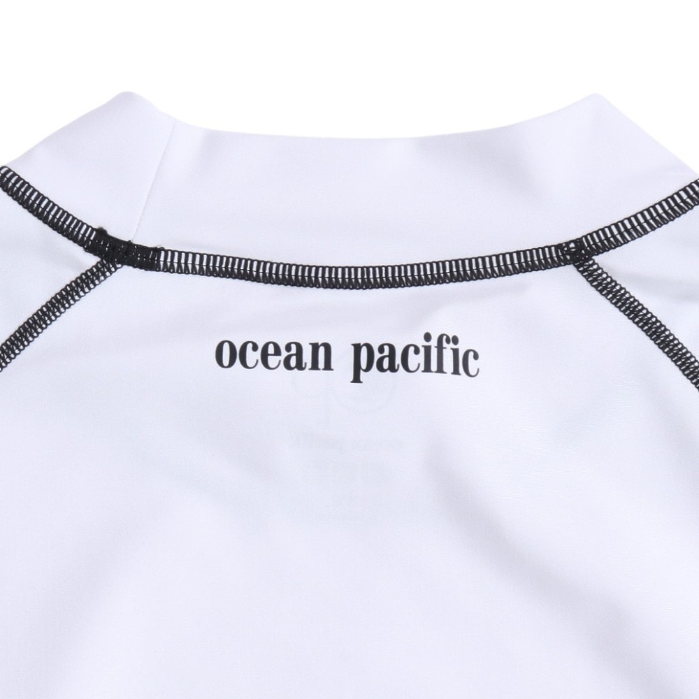 オーシャンパシフィック（Ocean Pacific）（メンズ）ラッシュガード 長袖 ロゴ 5134802WHT