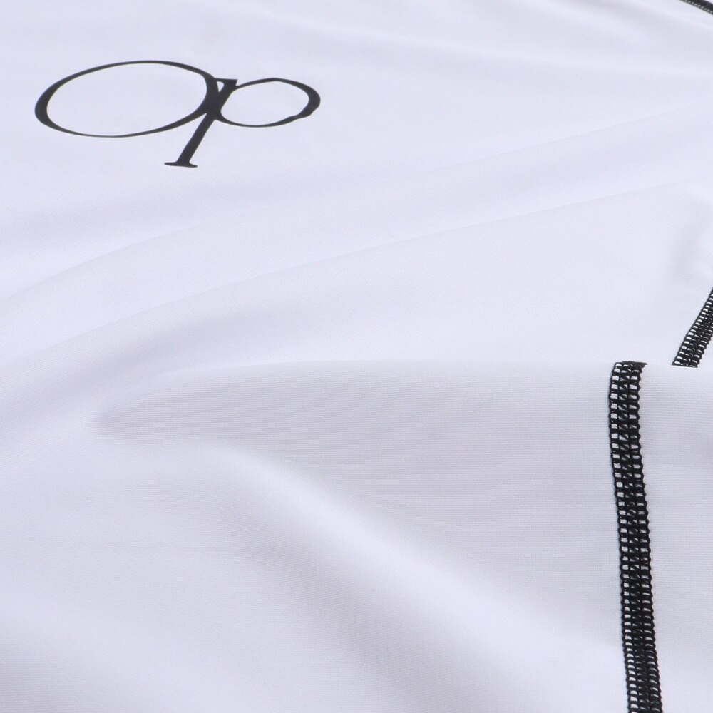 オーシャンパシフィック（Ocean Pacific）（メンズ）ラッシュガード 長袖 ロゴ UVカット 大きいサイズ 5134802WHT