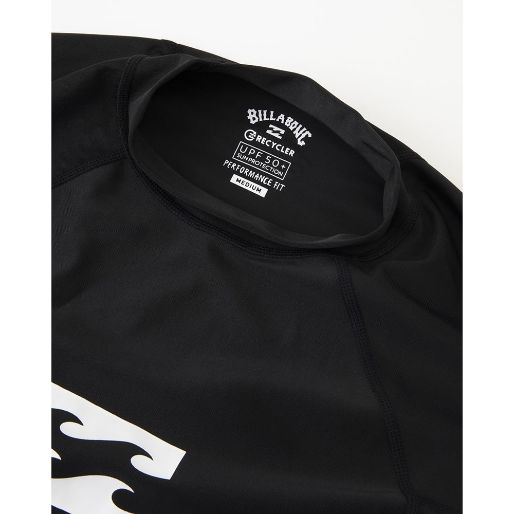 ビラボン（BILLABONG）（メンズ）ラッシュガード 長袖 ハイネック LS BE011851 BLK