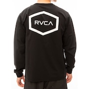 ルーカ（RVCA）（メンズ）ラッシュガード 長袖 HEX SURF LS BE041801 BLK