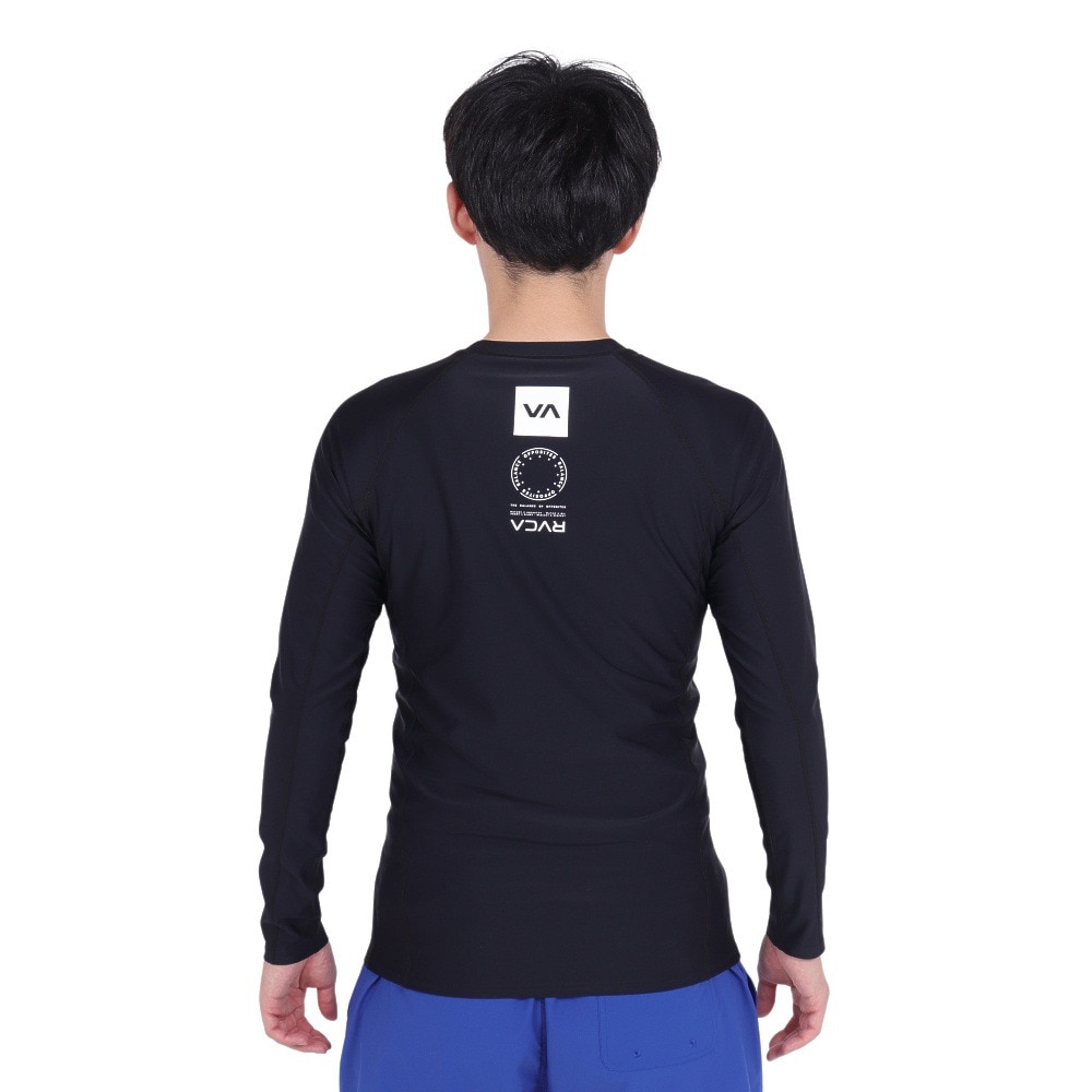 ルーカ（RVCA）（メンズ）ラッシュガード 長袖 ラッシュ BE041862 BLK