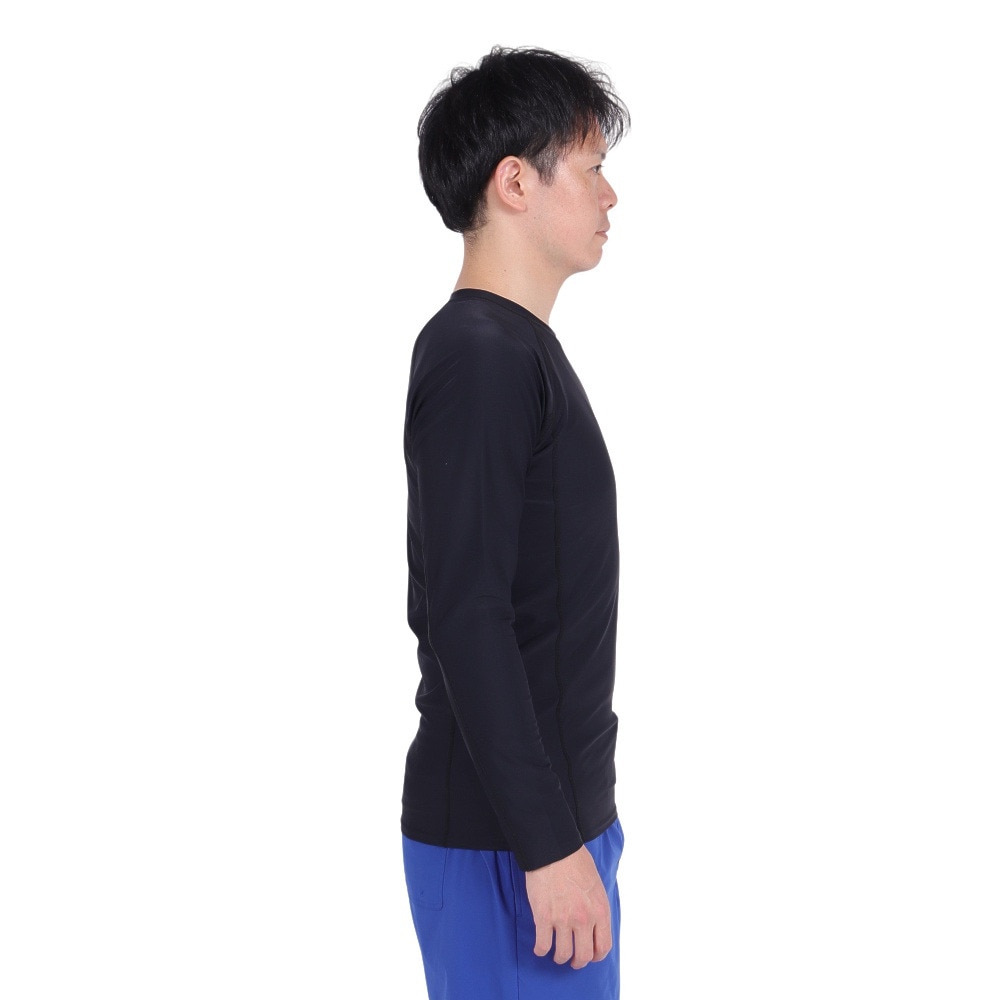 ルーカ（RVCA）（メンズ）ラッシュガード 長袖 ラッシュ BE041862 BLK