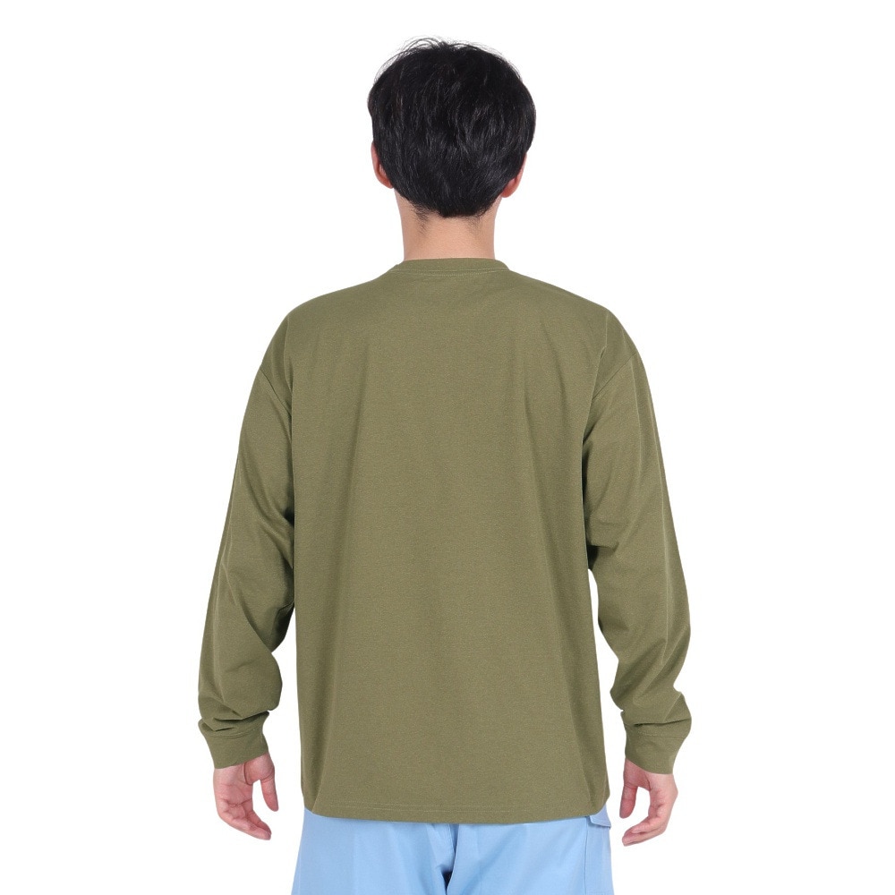 リーフ（REEF）（メンズ）ラッシュガード 長袖 ロゴ ラッシュ長袖Tシャツ RFTEM2320-OLV