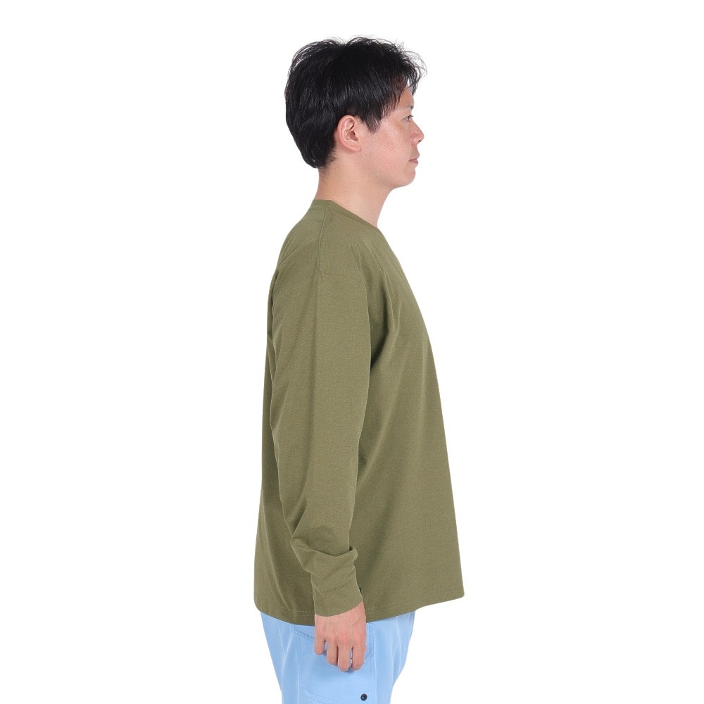 リーフ（REEF）（メンズ）ラッシュガード 長袖 ロゴ ラッシュ長袖Tシャツ RFTEM2320-OLV