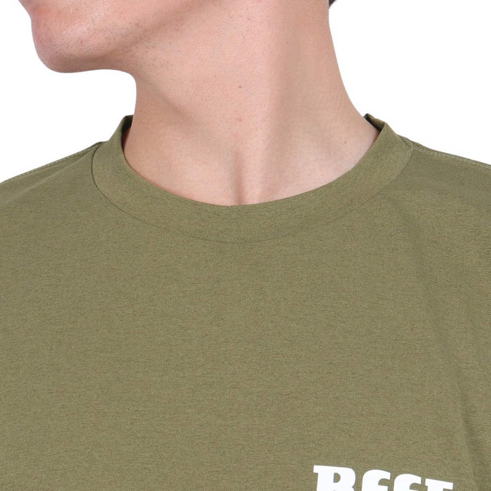 リーフ（REEF）（メンズ）ラッシュガード 長袖 ロゴ ラッシュ長袖Tシャツ RFTEM2320-OLV