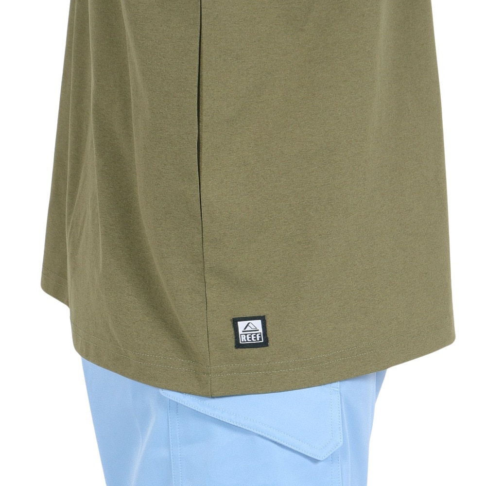 リーフ（REEF）（メンズ）ラッシュガード 長袖 ロゴ ラッシュ長袖Tシャツ RFTEM2320-OLV