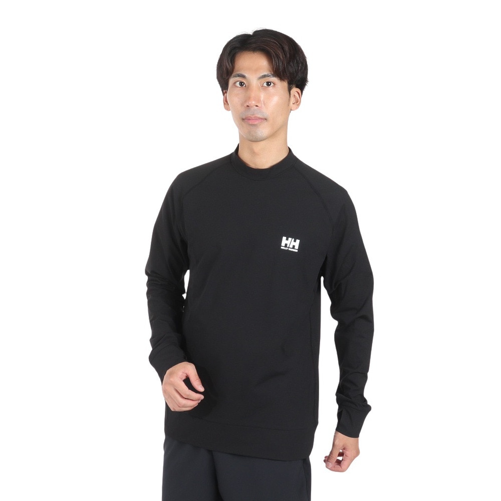 ヘリーハンセン（HELLY HANSEN）（メンズ、レディース）長袖ラッシュガード HH82407 K