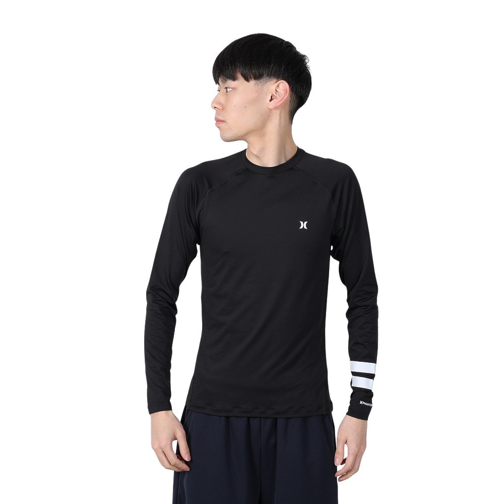 ハーレー（HURLEY）（メンズ）PHNTM RASH BP COMP 長袖ラッシュガード 24 MRG2310039-BLK
