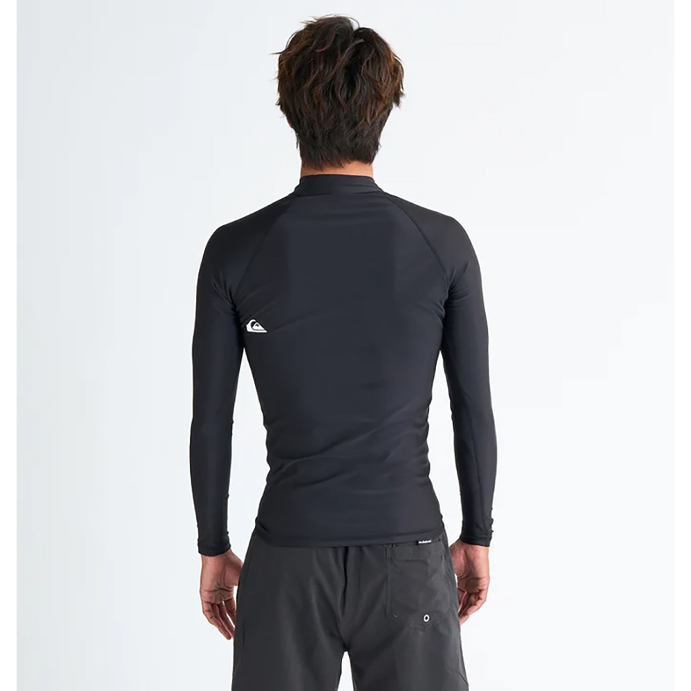 クイックシルバー（Quiksilver）（メンズ）ラッシュガード 長袖 ALL TIME LR ラッシュガード 25SPQLY251001BLK1