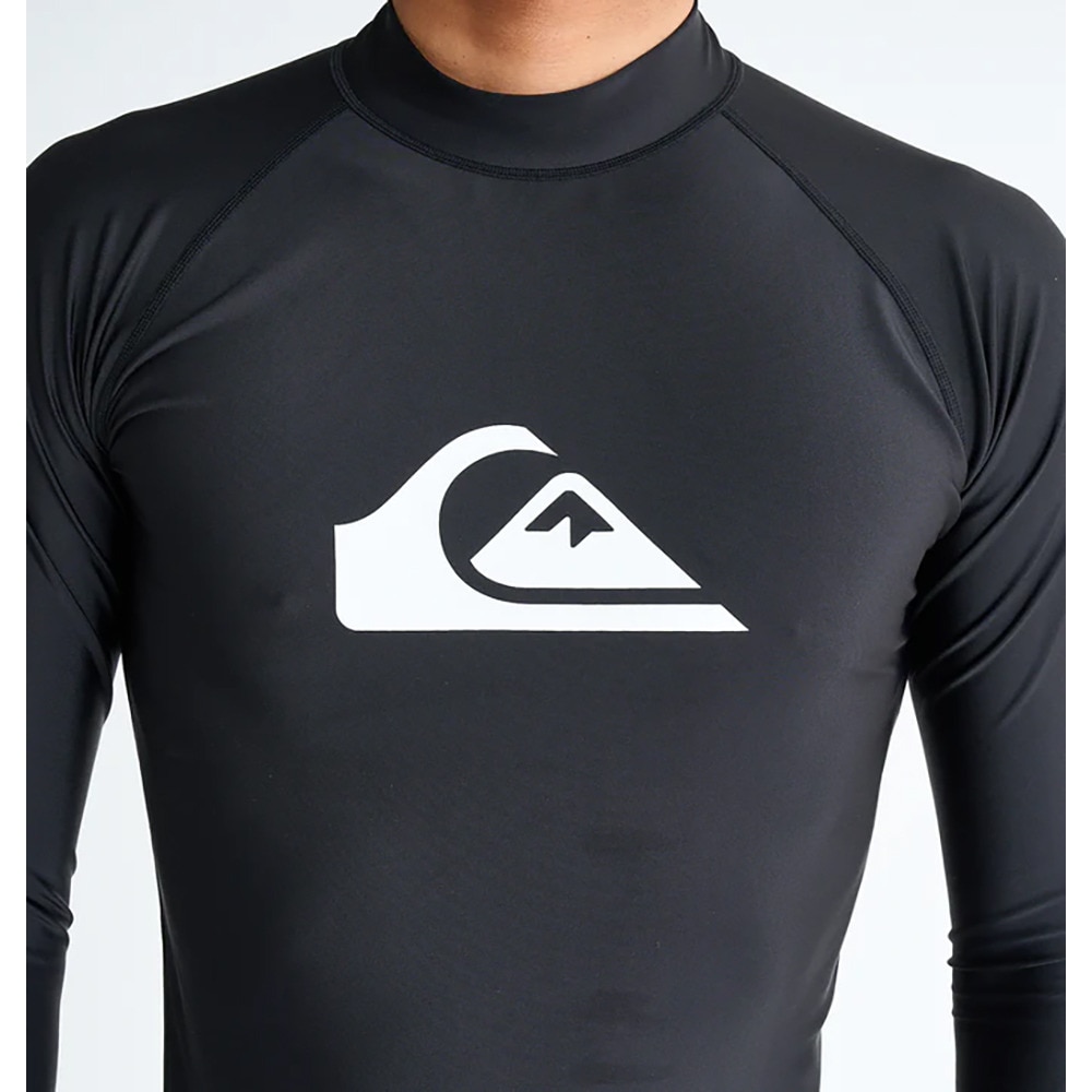 クイックシルバー（Quiksilver）（メンズ）ラッシュガード 長袖 ALL TIME LR ラッシュガード 25SPQLY251001BLK1