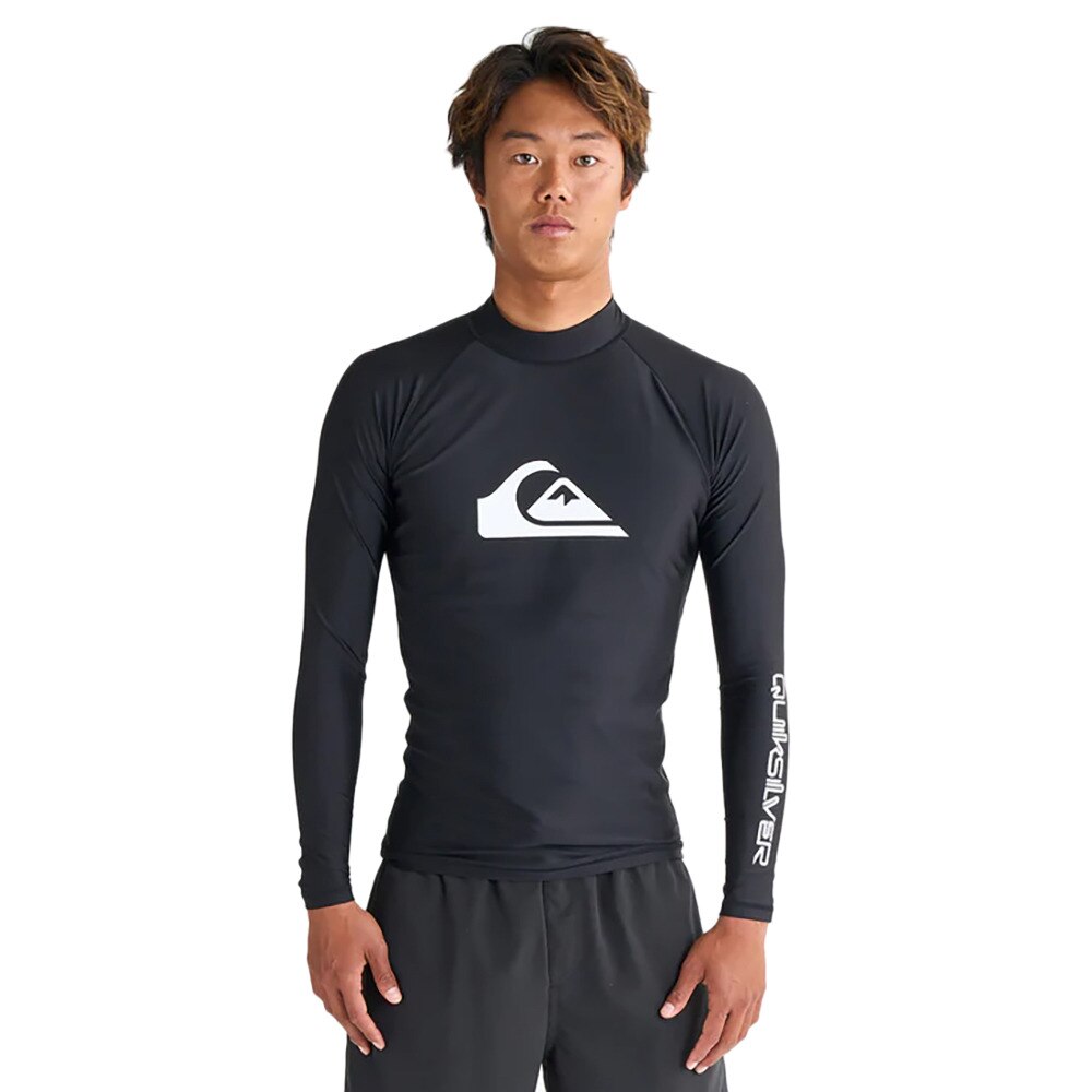 クイックシルバー（Quiksilver）（メンズ）ラッシュガード 長袖 ALL TIME LR ラッシュガード 25SPQLY251001BLK1