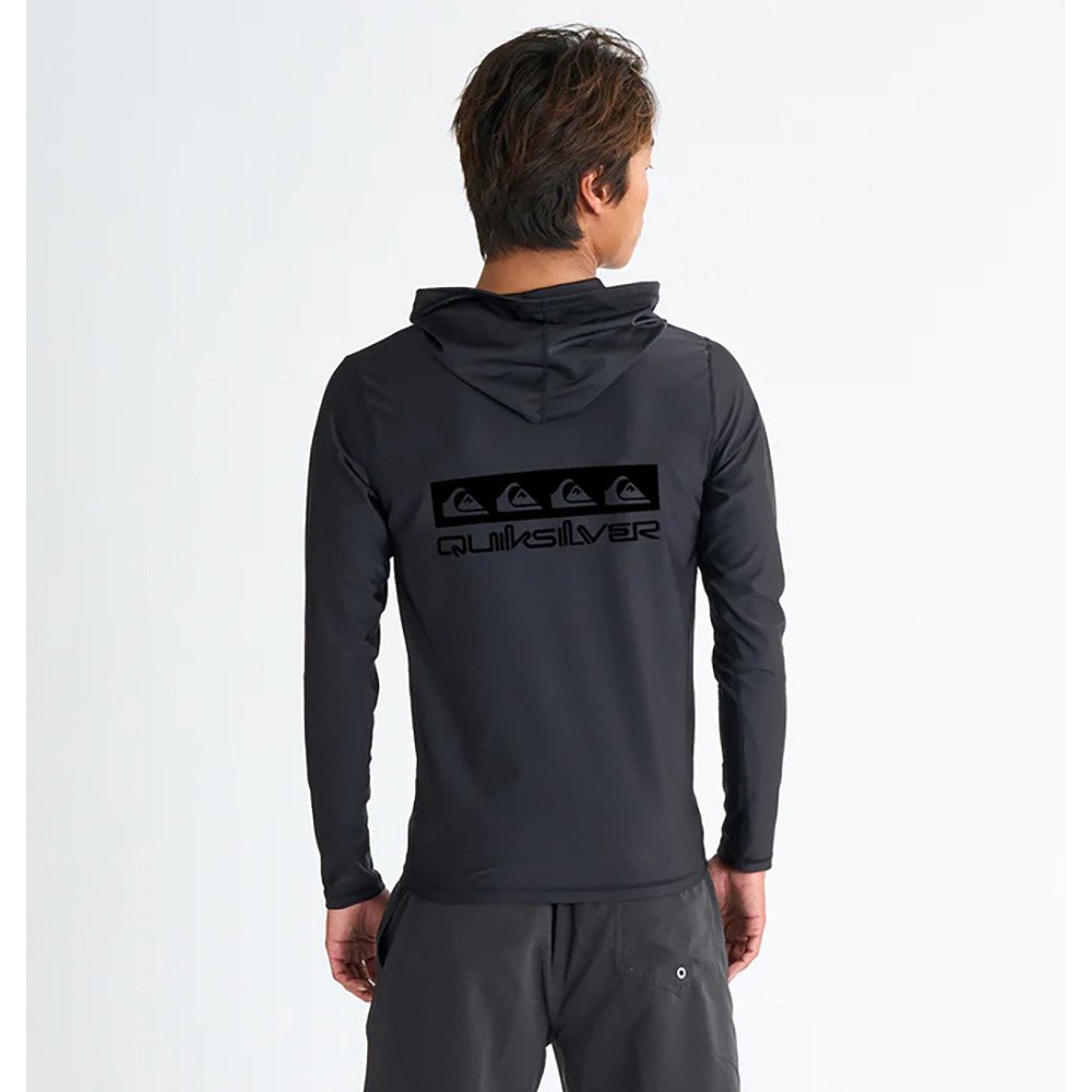 クイックシルバー（Quiksilver）（メンズ）ラッシュガード 長袖 OMNI BOX HOODIE ラッシュガード25SPQLY251006BLK
