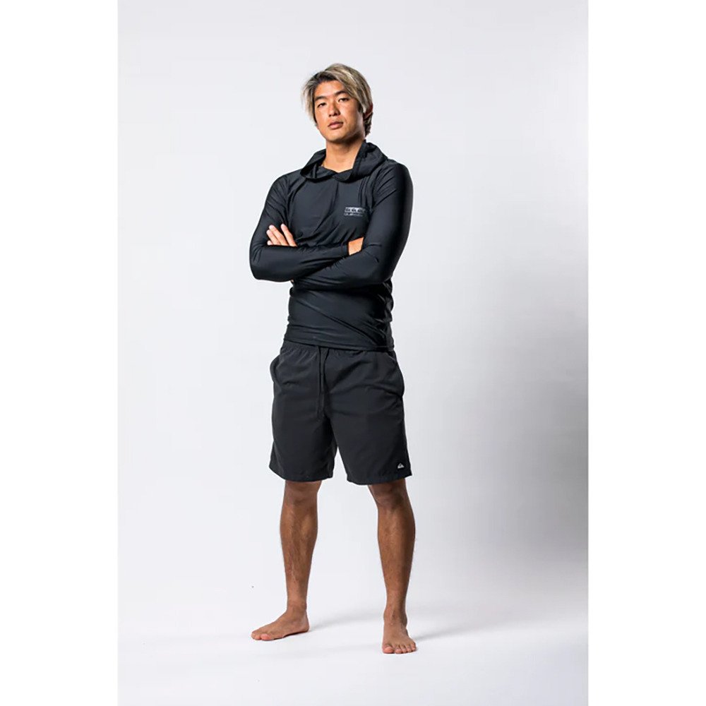 クイックシルバー（Quiksilver）（メンズ）ラッシュガード 長袖 OMNI BOX HOODIE ラッシュガード25SPQLY251006BLK