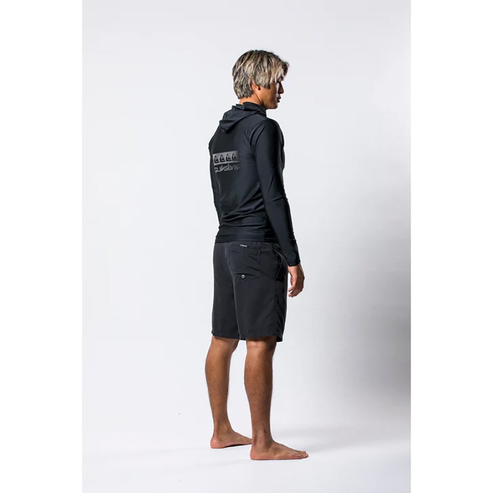 クイックシルバー（Quiksilver）（メンズ）ラッシュガード 長袖 OMNI BOX HOODIE ラッシュガード25SPQLY251006BLK