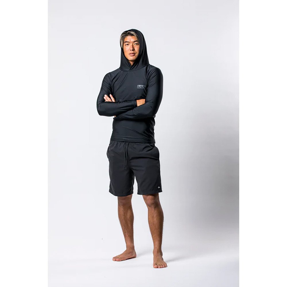 クイックシルバー（Quiksilver）（メンズ）ラッシュガード 長袖 OMNI BOX HOODIE ラッシュガード25SPQLY251006BLK