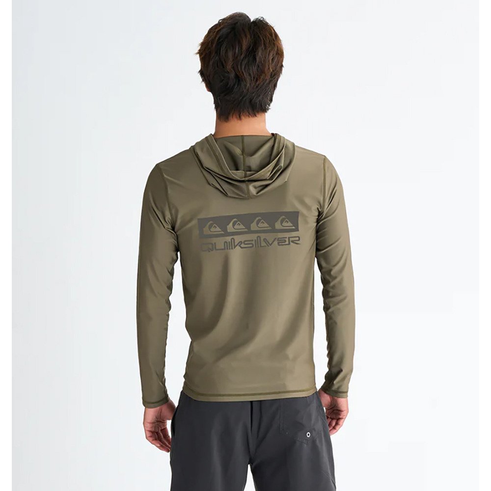クイックシルバー（Quiksilver）（メンズ）ラッシュガード 長袖 OMNI BOX HOODIE ラッシュガード 25SPQLY251006OLV