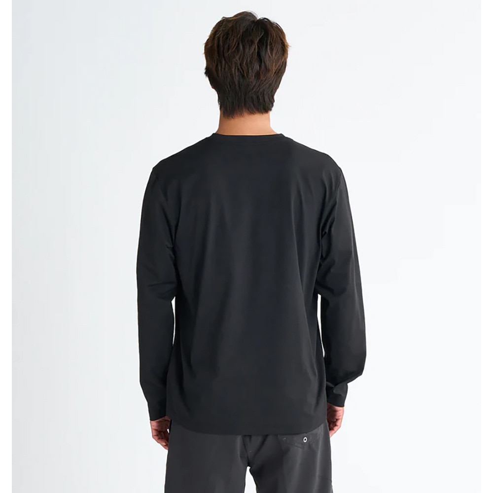 クイックシルバー（Quiksilver）（メンズ）ラッシュガード 長袖 BIG CLICKER ロングスリーブ サーフTシャツ ラッシュガード 25SPQLY251010BLK