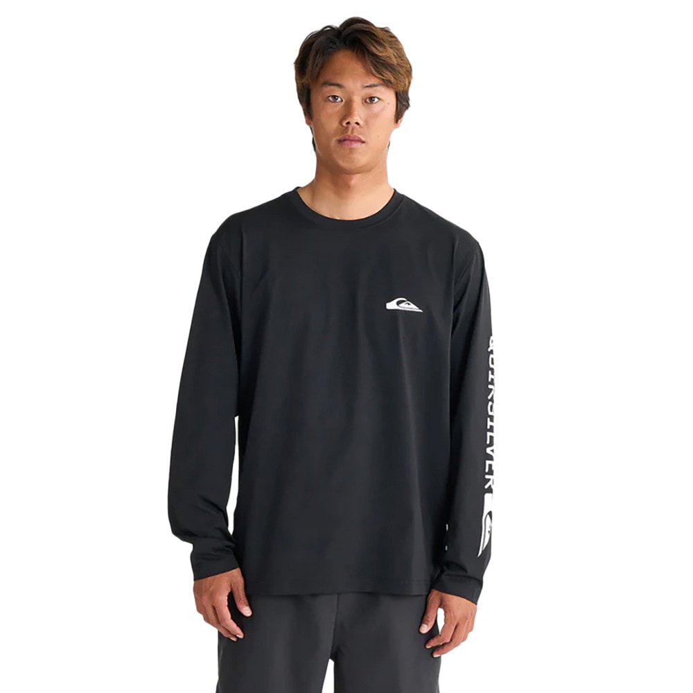 クイックシルバー（Quiksilver）（メンズ）ラッシュガード 長袖 BIG CLICKER ロングスリーブ サーフTシャツ ラッシュガード 25SPQLY251010BLK