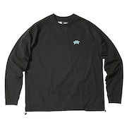 (メンズ)ラッシュガード 長袖 ブラック Tシャツ RFTEM2520-BK/AQ