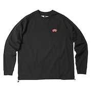 (メンズ)ラッシュガード 長袖 ブラック Tシャツ RFTEM2520-BK/CR