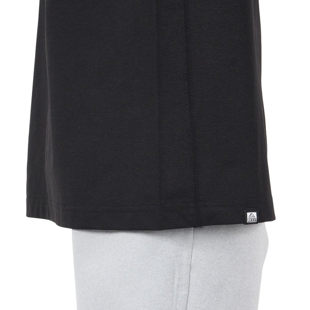 リーフ（REEF）（メンズ）ラッシュガード 長袖 ロゴ Tシャツ RFTEM2524-BLK