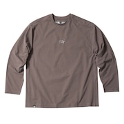 (メンズ)ラッシュガード 長袖 ロゴ Tシャツ RFTEM2524-GRG