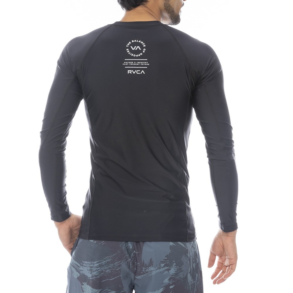 ルーカ（RVCA）（メンズ）ラッシュガード 長袖 VA RASH ロングスリーブ BF041880 BLK