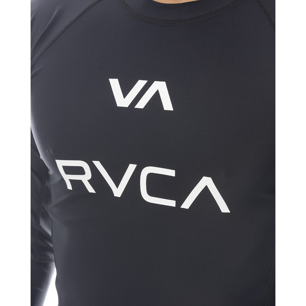 ルーカ（RVCA）（メンズ）ラッシュガード 長袖 VA RASH ロングスリーブ BF041880 BLK