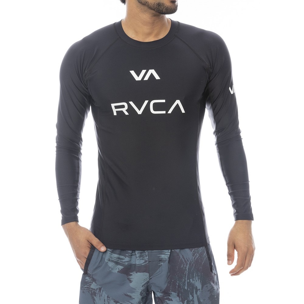ルーカ（RVCA）（メンズ）ラッシュガード 長袖 VA RASH ロングスリーブ BF041880 BLK