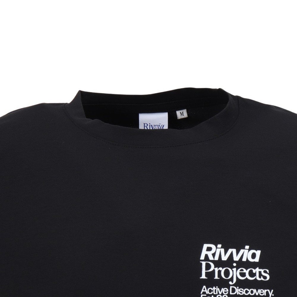 リヴィアプロジェクツ（Rivvia Projects）（メンズ）ラッシュガード 長袖Tシャツ SWING RQ2-W02-BLK