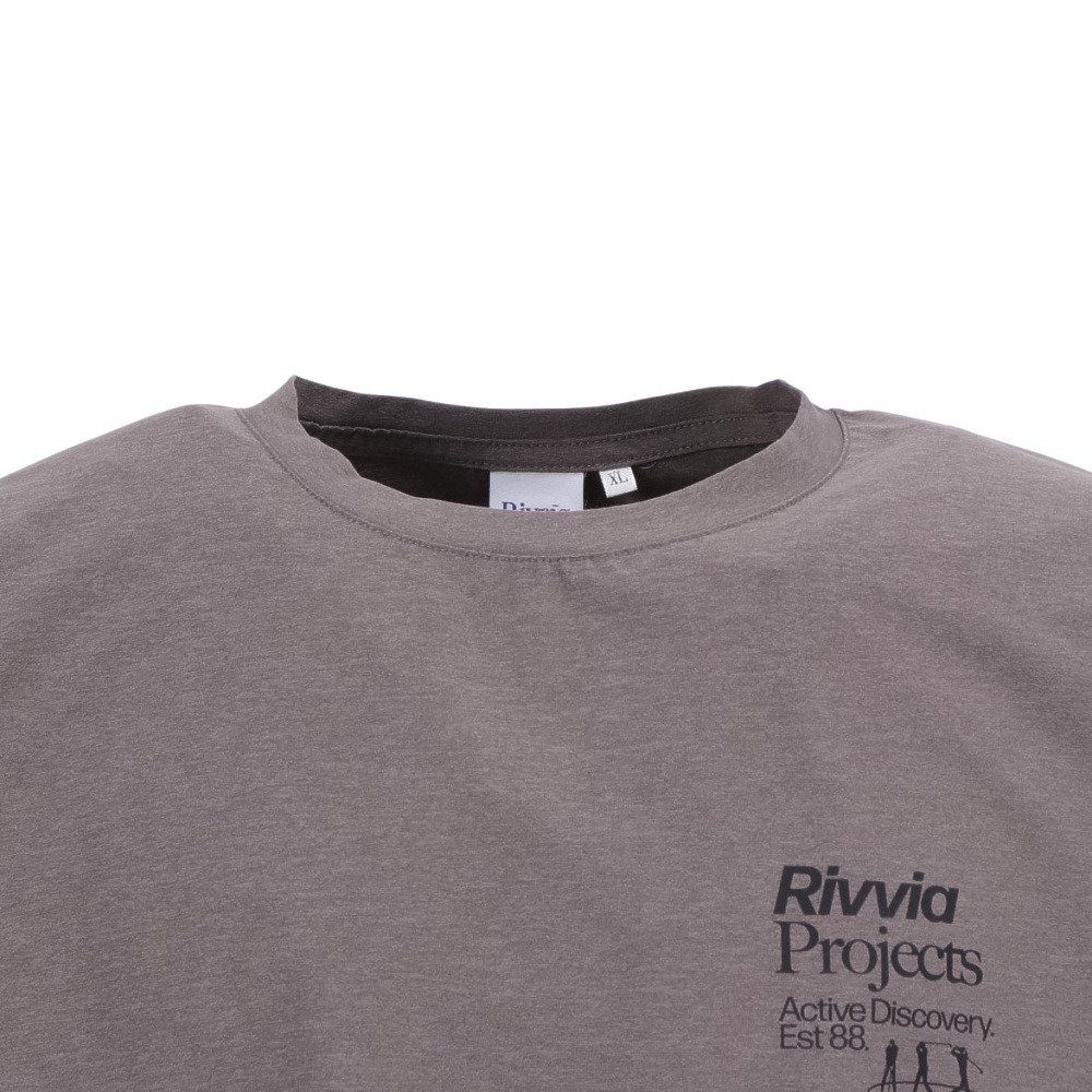 リヴィアプロジェクツ（Rivvia Projects）（メンズ）ラッシュガード 長袖Tシャツ SWING RQ2-W02-GRG