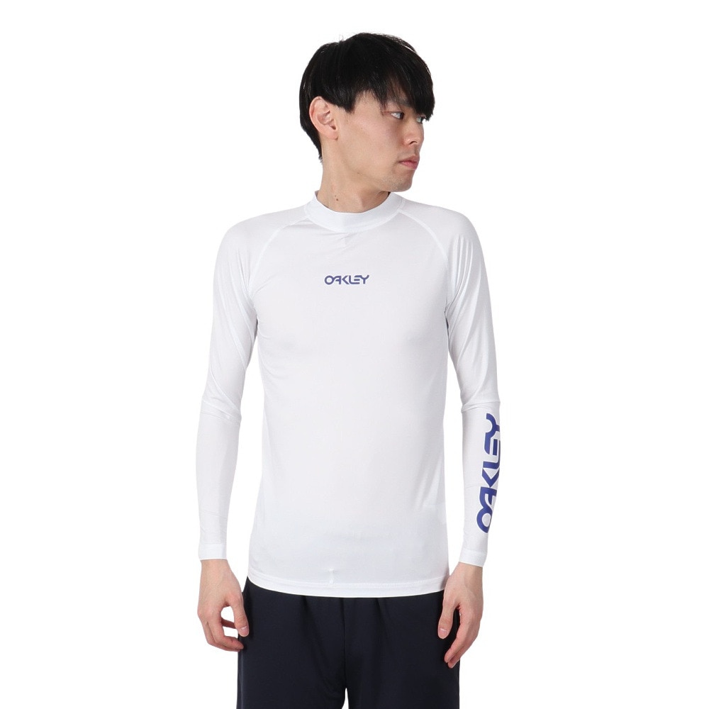 オークリー（OAKLEY）（メンズ）ラッシュガード 長袖 PRESSURE 25.0 FOA407763-100