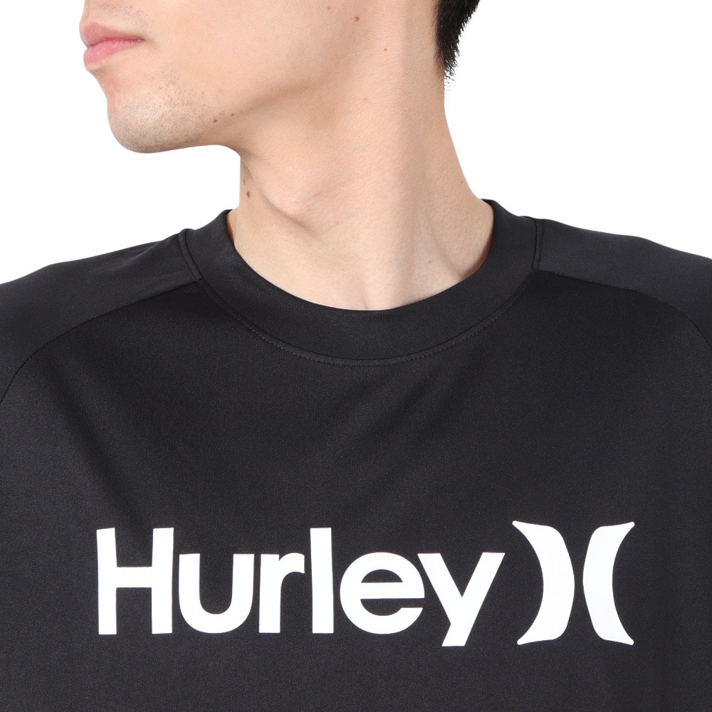 ハーレー（HURLEY）（メンズ）ファントム ラッシュガード ワンアンドオンリー 長袖 Tシャツ MSRG251008-BLK