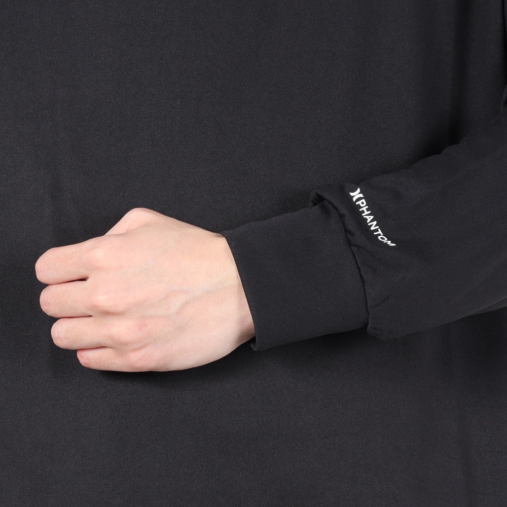 ハーレー（HURLEY）（メンズ）ファントム ラッシュガード ワンアンドオンリー 長袖 Tシャツ MSRG251008-BLK