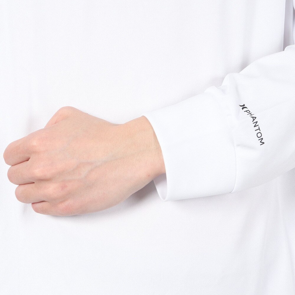 ハーレー（HURLEY）（メンズ）ファントム ラッシュガード ワンアンドオンリー 長袖 Tシャツ MSRG251008-WHT