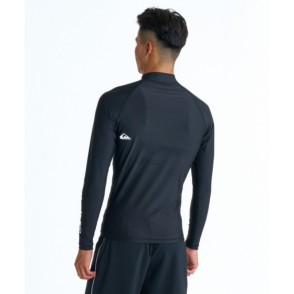 クイックシルバー（Quiksilver）（メンズ、レディース）ALL TIME LR 長袖ラッシュガード 速乾 26SPQLY261002BLK1