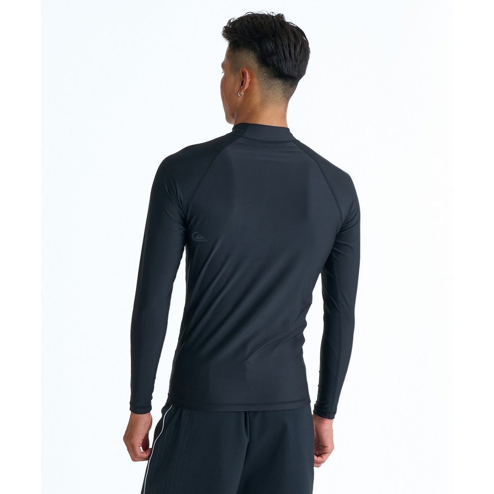 クイックシルバー（Quiksilver）（メンズ、レディース）ALL TIME LR 長袖ラッシュガード 速乾 26SPQLY261002BLK2