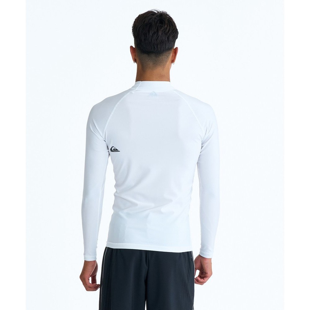 クイックシルバー（Quiksilver）（メンズ、レディース）ALL TIME LR 長袖ラッシュガード 速乾 26SPQLY261002WHT