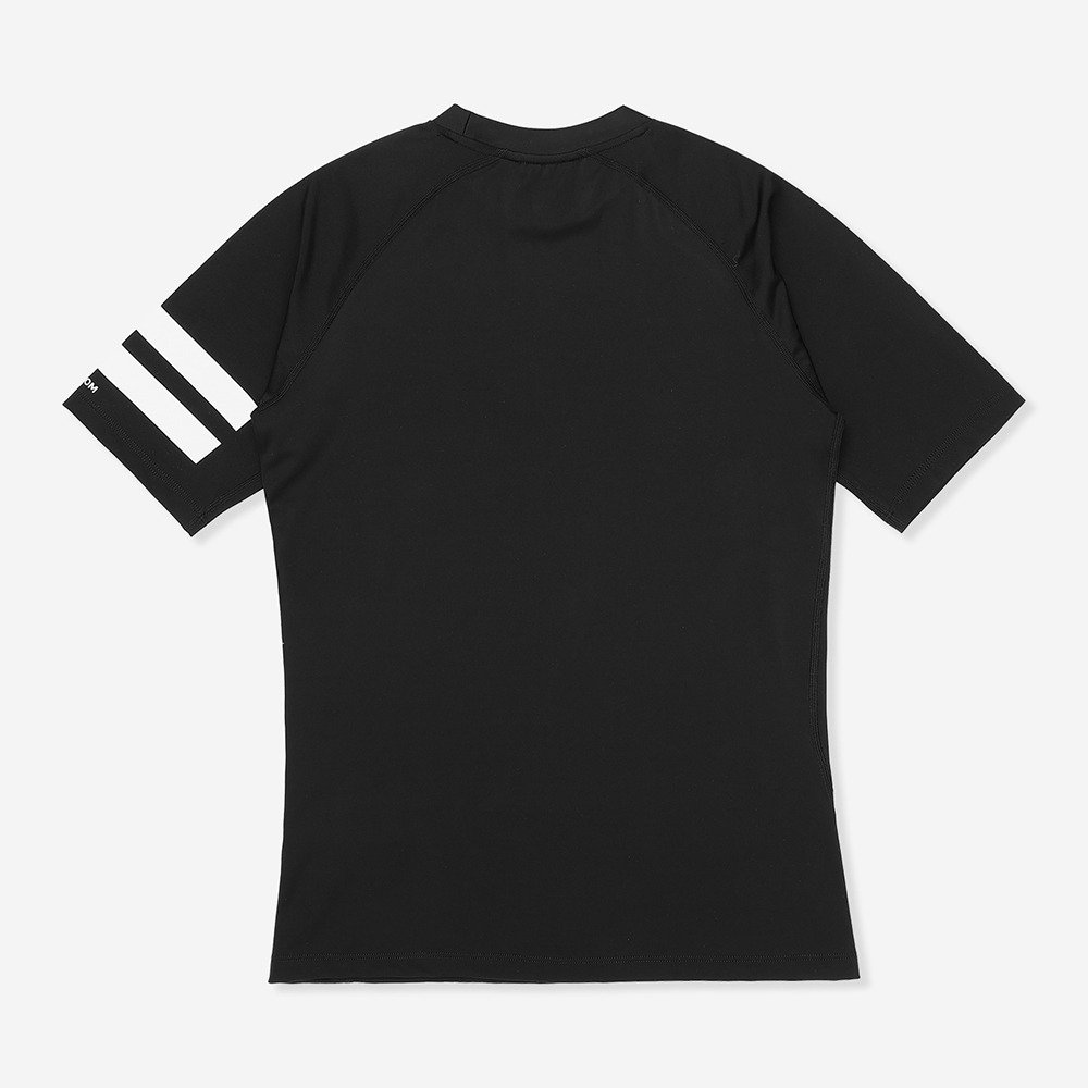 ハーレー（HURLEY）（メンズ）ファントム ラッシュ ブロックパーティ コンプレッション ショートスリーブ MSRG251004-BLK